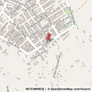 Mappa Via dei Mocenigo, 12, 73047 Monteroni di Lecce, Lecce (Puglia)