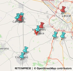 Mappa Via Masseria Nuova, 73047 Monteroni di Lecce LE, Italia (4.7925)