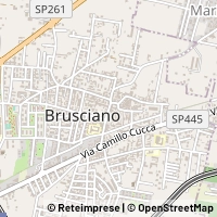 Hartă Brusciano