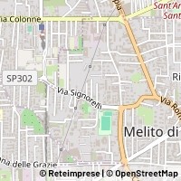 Kort Melito di Napoli