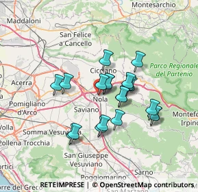 Mappa Via L. Tansillo, 80035 Nola NA, Italia (5.849)