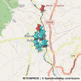 Mappa Via Belvedere, 85028 Rionero In Vulture PZ, Italia (0.448)