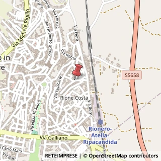 Mappa Largo Belvedere,  36, 85028 Rionero in Vulture, Potenza (Basilicata)