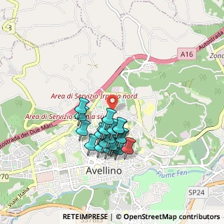 Mappa Strada Comunale Cappuccini Zoccolari, 83100 Avellino AV, Italia (0.7965)