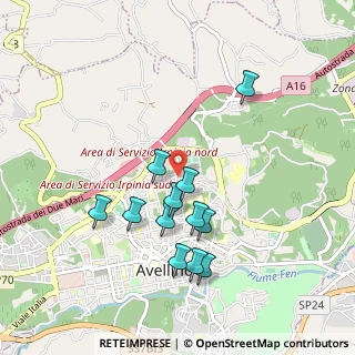 Mappa Strada Comunale Cappuccini Zoccolari, 83100 Avellino AV, Italia (0.945)