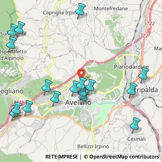 Mappa Strada Comunale Cappuccini Zoccolari, 83100 Avellino AV, Italia (2.93059)