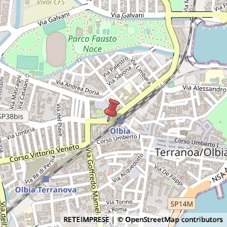 Mappa Via Gabriele d'Annunzio, 67, 07026 Olbia, Olbia-Tempio (Sardegna)