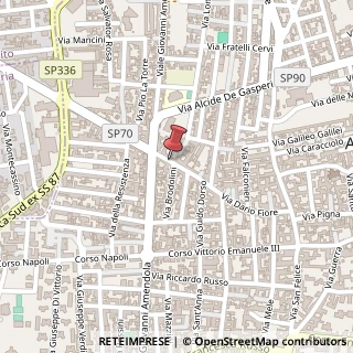 Mappa Via Dario Fiore, 87, 80021 Afragola, Napoli (Campania)