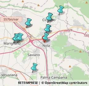 Mappa Via S. Felice, 80035 Nola NA, Italia (4.09231)