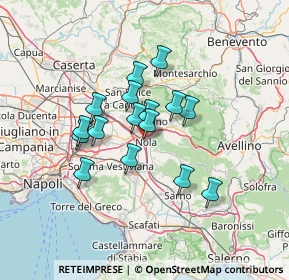 Mappa Via S. Felice, 80035 Nola NA, Italia (11.04375)