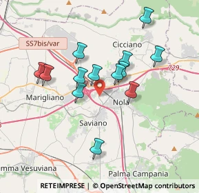 Mappa Via Nola - S. Vitaliano, 80039 Nola NA, Italia (3.41692)