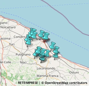 Mappa Contrada Foggia Notarnicola, 70043 Monopoli BA, Italia (10.8665)
