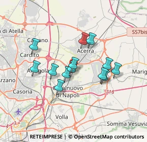 Mappa Via Andrea Mantegna, 80013 Casalnuovo di Napoli NA, Italia (3.04769)