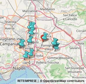Mappa Via Andrea Mantegna, 80013 Casalnuovo di Napoli NA, Italia (6.34083)