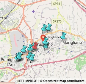 Mappa Via Ugo Foscolo, 80031 Brusciano NA, Italia (1.85857)