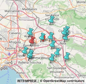Mappa Via Guglielmo Marconi, 80030 Mariglianella NA, Italia (7.06533)