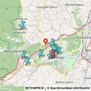 Mappa Via Pennini, 83100 Avellino AV, Italia (1.71091)