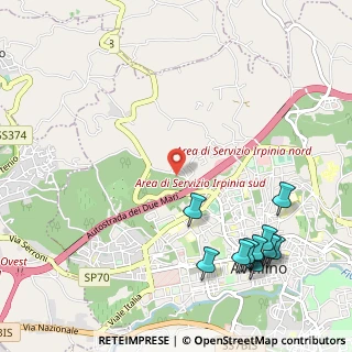 Mappa Via Pennini, 83100 Avellino AV, Italia (1.49455)