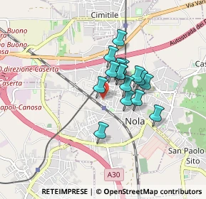 Mappa Via S. Chiara, 80035 Nola NA, Italia (0.60375)