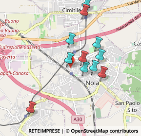 Mappa Via S. Chiara, 80035 Nola NA, Italia (0.89364)