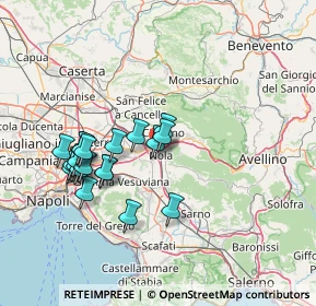 Mappa Via Foro Boario, 80035 Nola NA, Italia (14.5485)