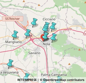 Mappa Via S. Chiara, 80035 Nola NA, Italia (4.63143)