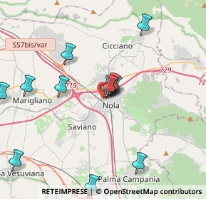 Mappa Via S. Chiara, 80035 Nola NA, Italia (4.21692)