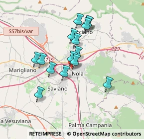 Mappa Via S. Chiara, 80035 Nola NA, Italia (3.24133)