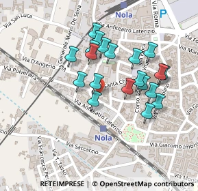 Mappa Via S. Chiara, 80035 Nola NA, Italia (0.212)