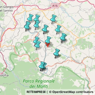 Mappa 83040 Castelfranci AV, Italia (7.29211)
