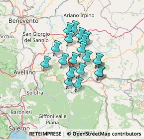 Mappa 83040 Castelfranci AV, Italia (9.8425)