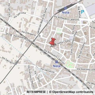 Mappa Via Giacomo Leopardi, 31, 80035 Nola, Napoli (Campania)