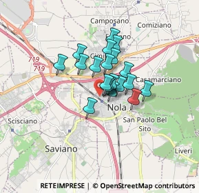 Mappa Via dell'Università, 80035 Nola NA, Italia (1.0865)