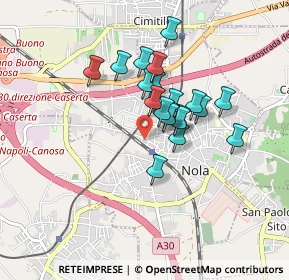 Mappa Via dell'Università, 80035 Nola NA, Italia (0.6875)