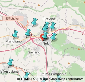 Mappa Piazza Santorelli, 80035 Nola NA, Italia (4.64143)