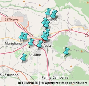 Mappa Via P. Fellecchia, 80035 Nola NA, Italia (3.258)