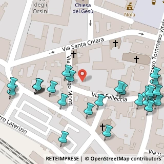 Mappa Via Vincenzo Bellini, 80035 Nola NA, Italia (0.09231)