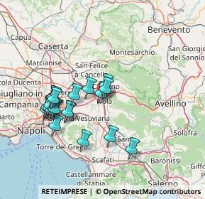 Mappa Via Vincenzo Bellini, 80035 Nola NA, Italia (14.6085)