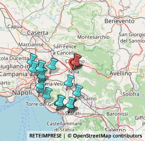 Mappa Via Vincenzo Monti, 80035 Nola NA, Italia (15.1015)