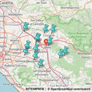 Mappa Via Vincenzo Monti, 80035 Nola NA, Italia (6.59231)