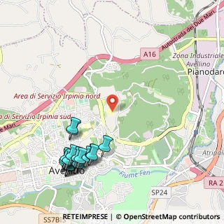 Mappa Avellino AO Moscati, 83100 Avellino AV, Italia (1.4175)