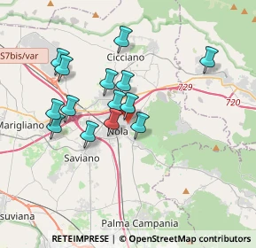 Mappa Via dell'Amicizia, 80035 Nola NA, Italia (3.36429)