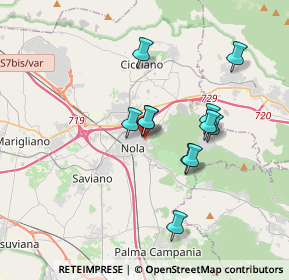 Mappa Via dell'Amicizia, 80035 Nola NA, Italia (3.16182)