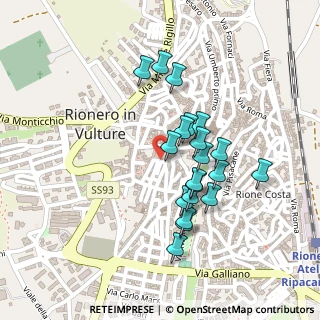Mappa Via Umberto I, 85028 Rionero In Vulture PZ, Italia (0.2095)