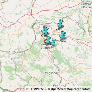 Mappa Via Umberto I, 85028 Rionero In Vulture PZ, Italia (9.66273)