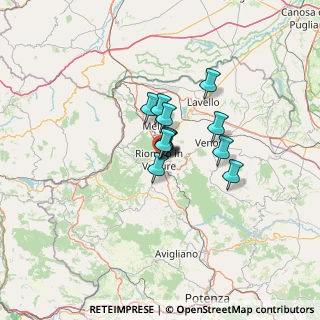 Mappa Via Umberto I, 85028 Rionero In Vulture PZ, Italia (7.5025)