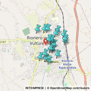 Mappa Via Umberto I, 85028 Rionero In Vulture PZ, Italia (0.3205)
