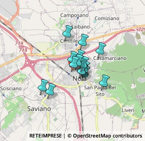 Mappa Via Tommaso Vitale, 80035 Nola NA, Italia (1.01733)