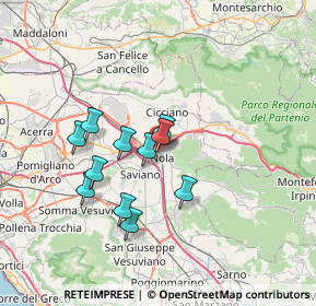 Mappa Via Tommaso Vitale, 80035 Nola NA, Italia (6.09545)