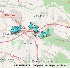 Mappa Via Tommaso Vitale, 80035 Nola NA, Italia (3.32636)